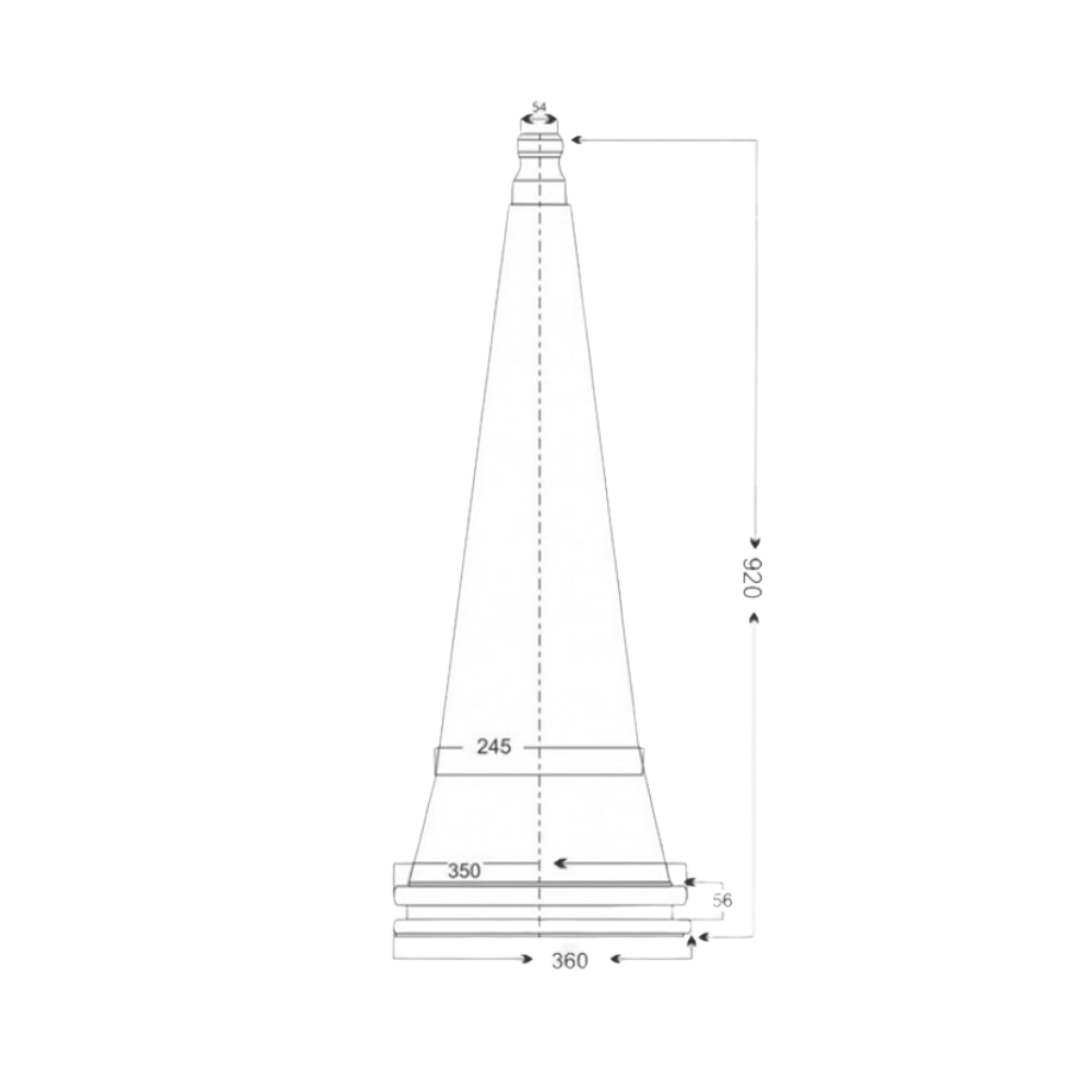 Dark Eye Traffic Cone DA-816 - Image 2