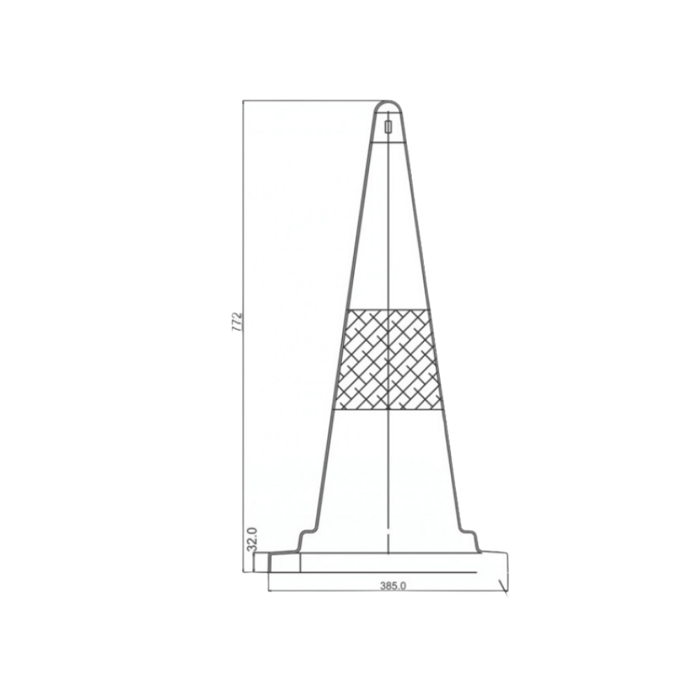 Dark Eye Traffic Cone DA-802 - Image 2