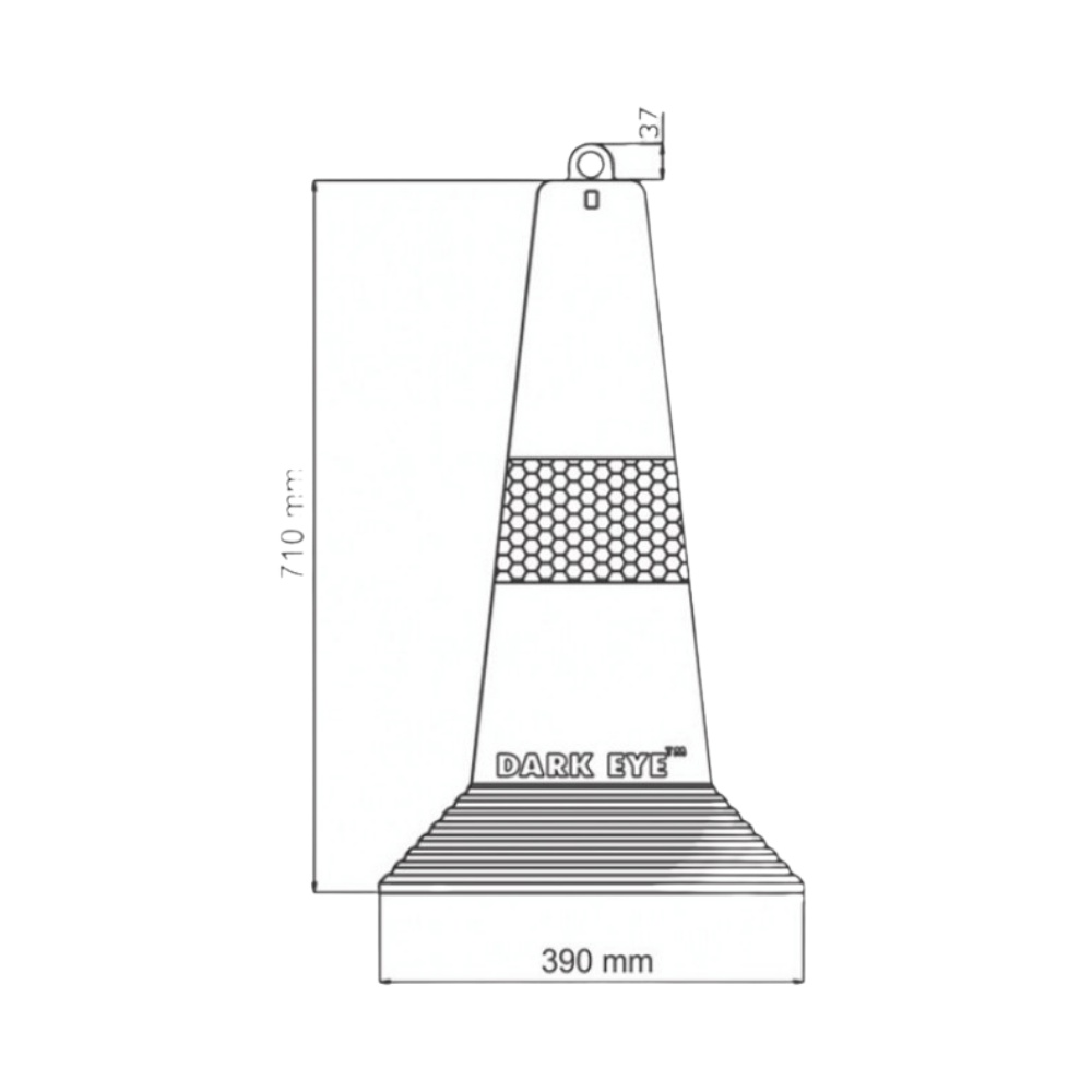 Dark Eye Traffic Cone DA-803 - Image 2